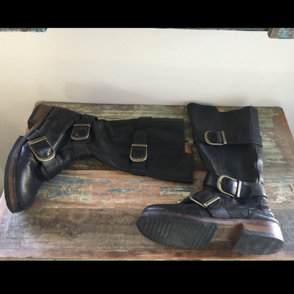Genuine leather boots